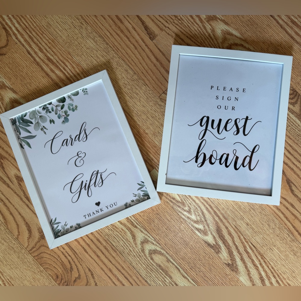 cards&gift Frame and guest board Frame for WEDDING!